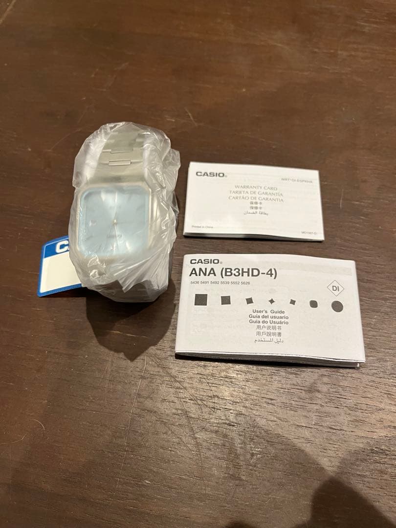 【新品・未使用】 CASIO MTP-B185D-2A2Vアイスブルー海外モデル