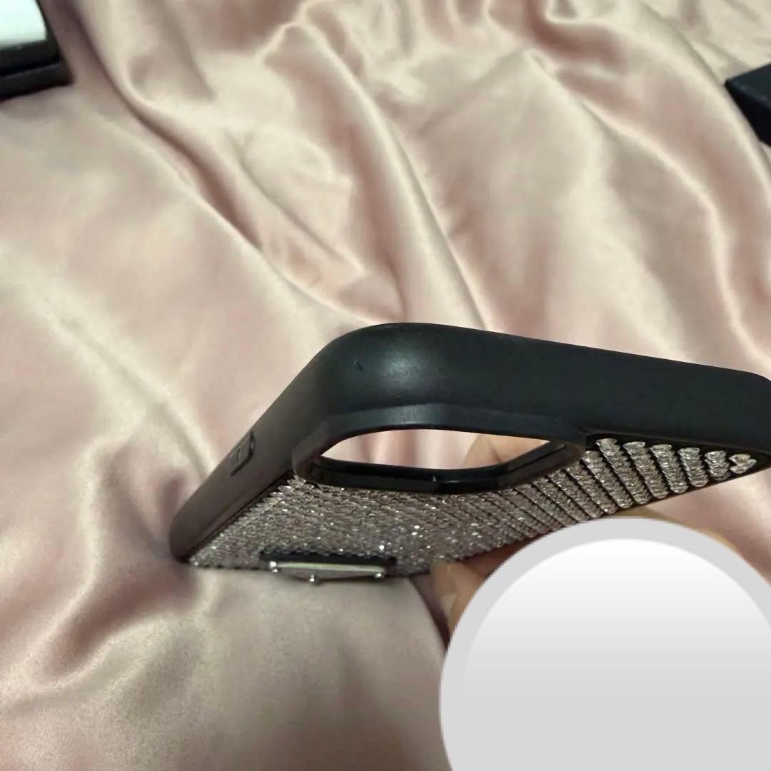 【PRADA】iPhone 13 14 ラインストーンケース　箱付き