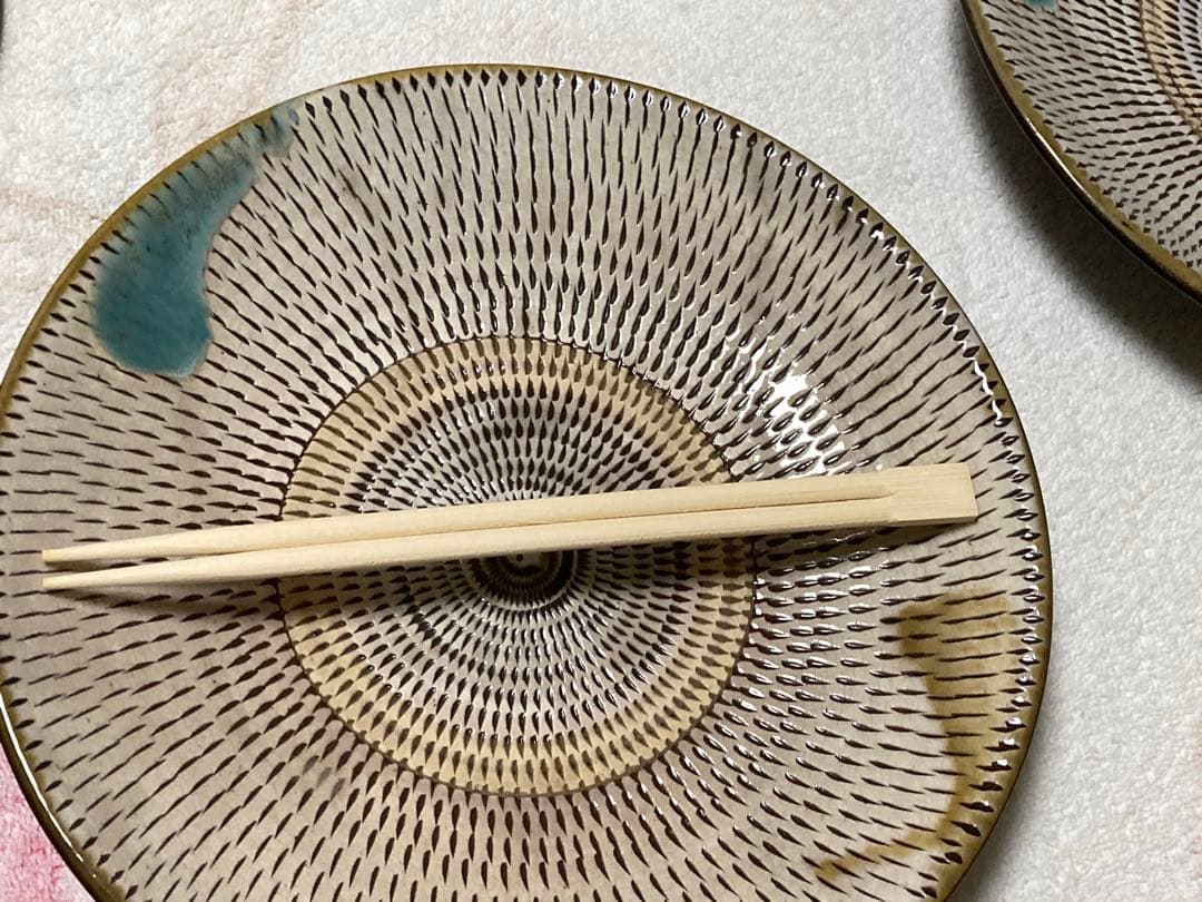 小石原焼　5枚　24cm 皿　焼き物