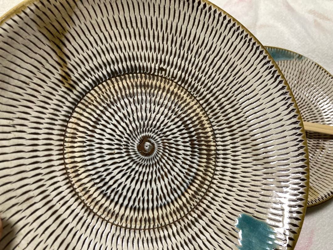 小石原焼　5枚　24cm 皿　焼き物