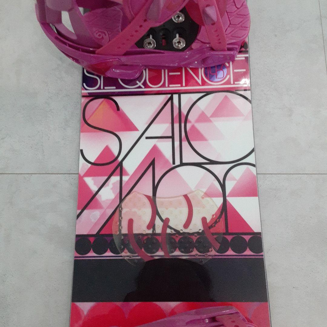 サロモン SEQUENCE スノーボードセット 143 RHYTHMビンディング