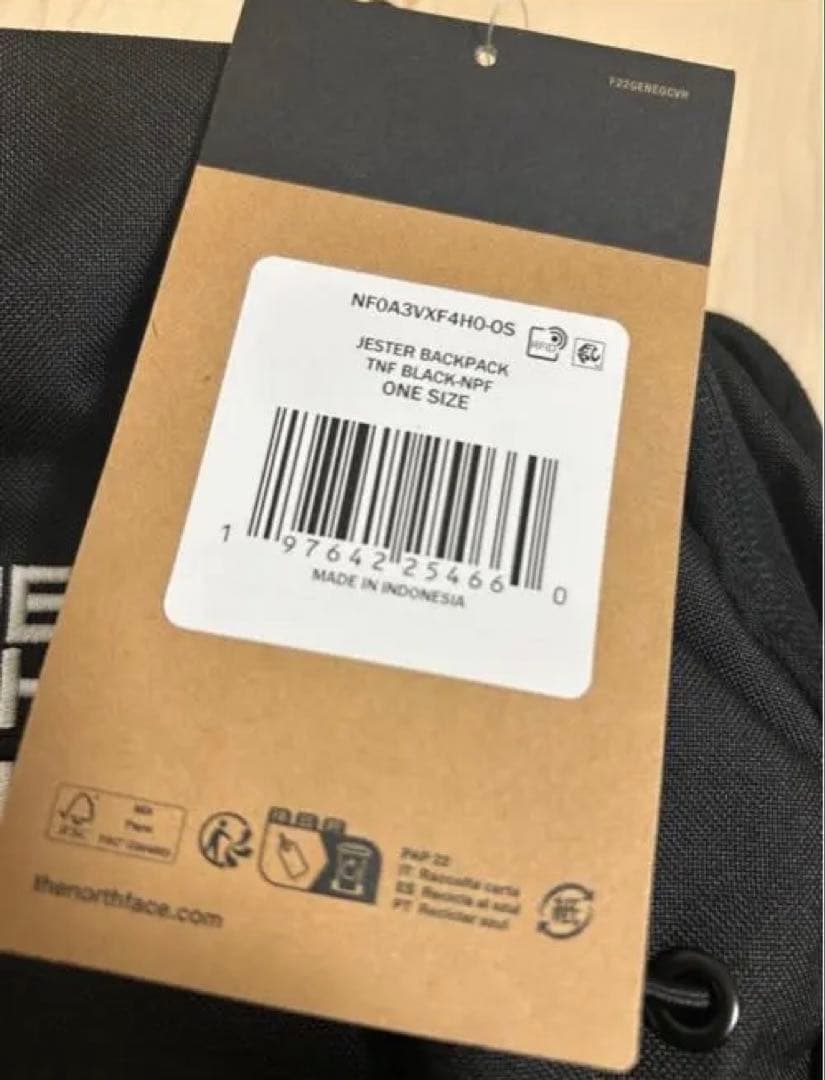 ザ ノースフェイス JESTER ジェスター バックパック 黒