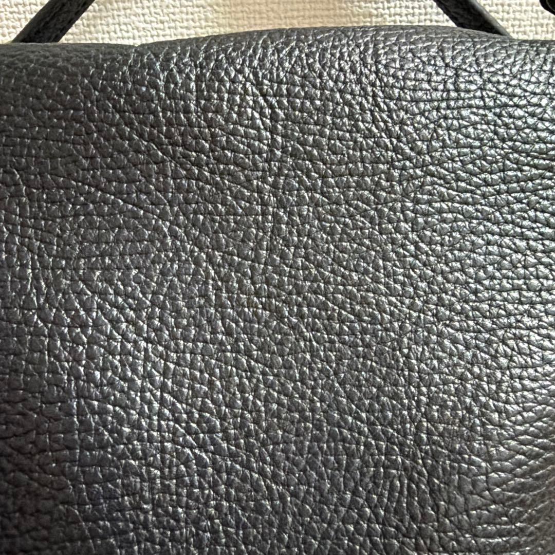 GIANNI CHIARINI アリファ 2WAY レザーバッグ M 黒