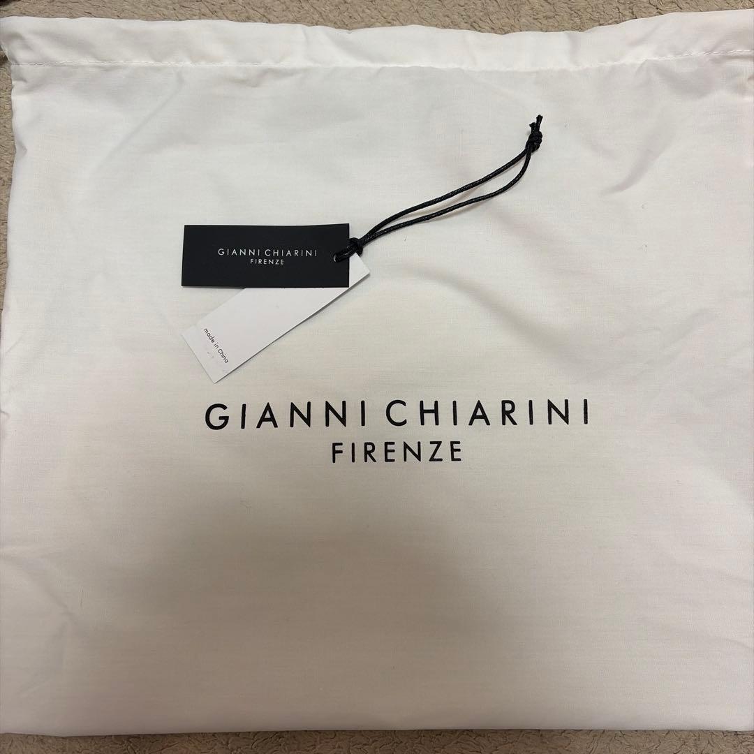 GIANNI CHIARINI アリファ 2WAY レザーバッグ M 黒