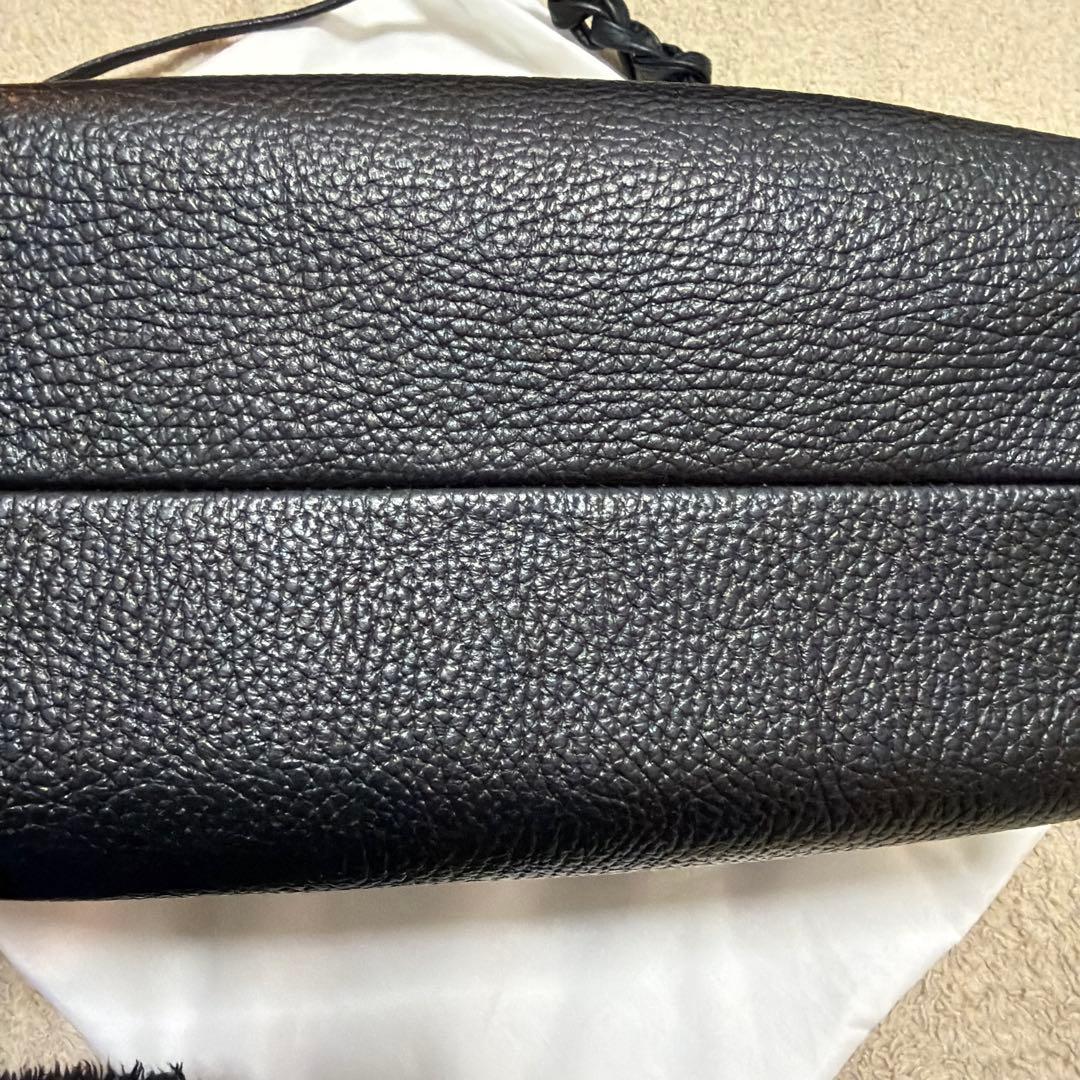 GIANNI CHIARINI アリファ 2WAY レザーバッグ M 黒