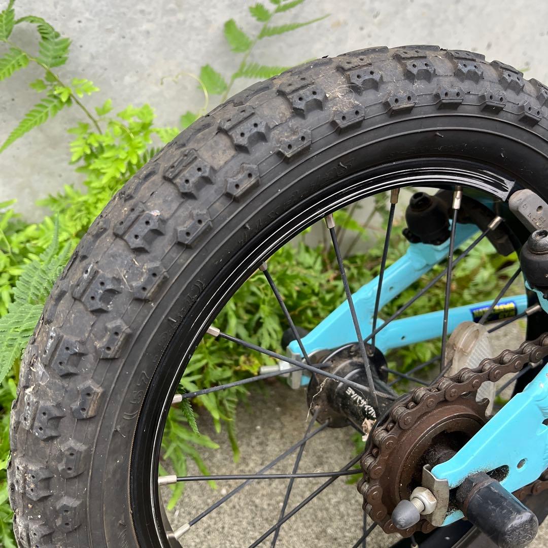 ヨツバサイクル　14インチ　ラムネブルー　東京多摩地区より