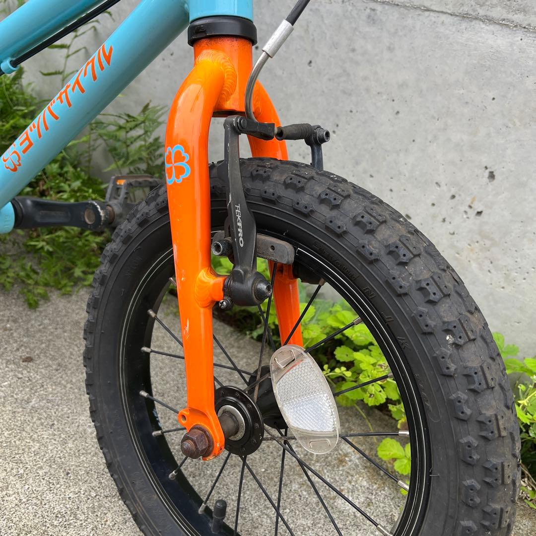 ヨツバサイクル　14インチ　ラムネブルー　東京多摩地区より