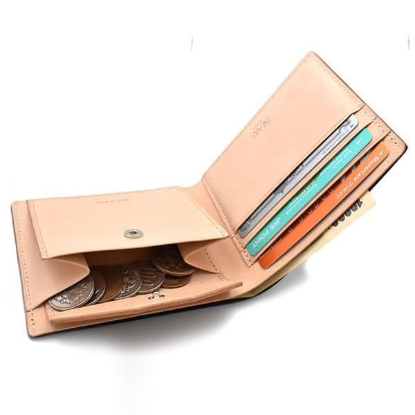 コードバン二つ折り財布（小銭入れあり） プレリーギンザNP47724　新品未使用