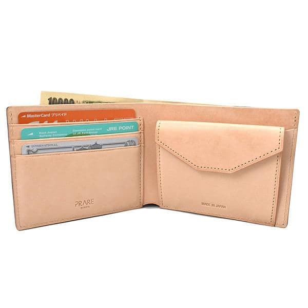 コードバン二つ折り財布（小銭入れあり） プレリーギンザNP47724　新品未使用