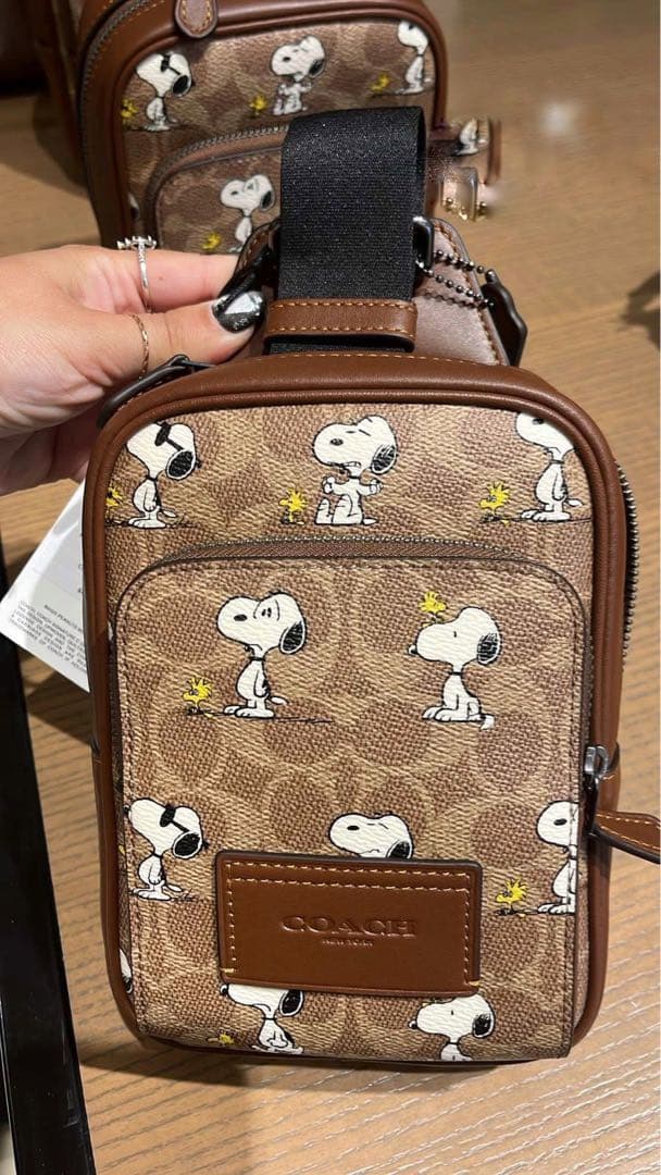 COACH スヌーピー柄 バッグ