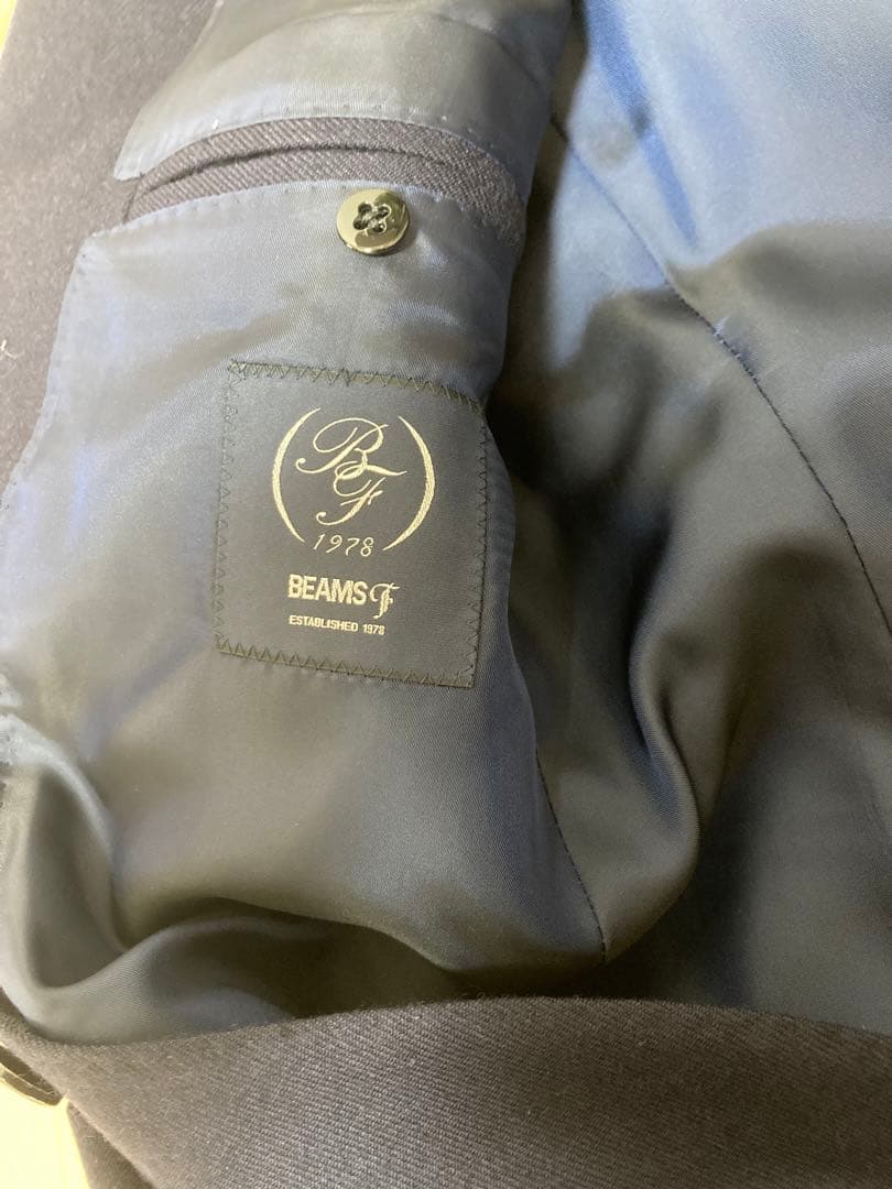 【超美品】ビームスエフ　ハンドラインスーツ　48 リングヂャケット