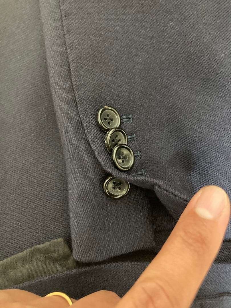 【超美品】ビームスエフ　ハンドラインスーツ　48 リングヂャケット