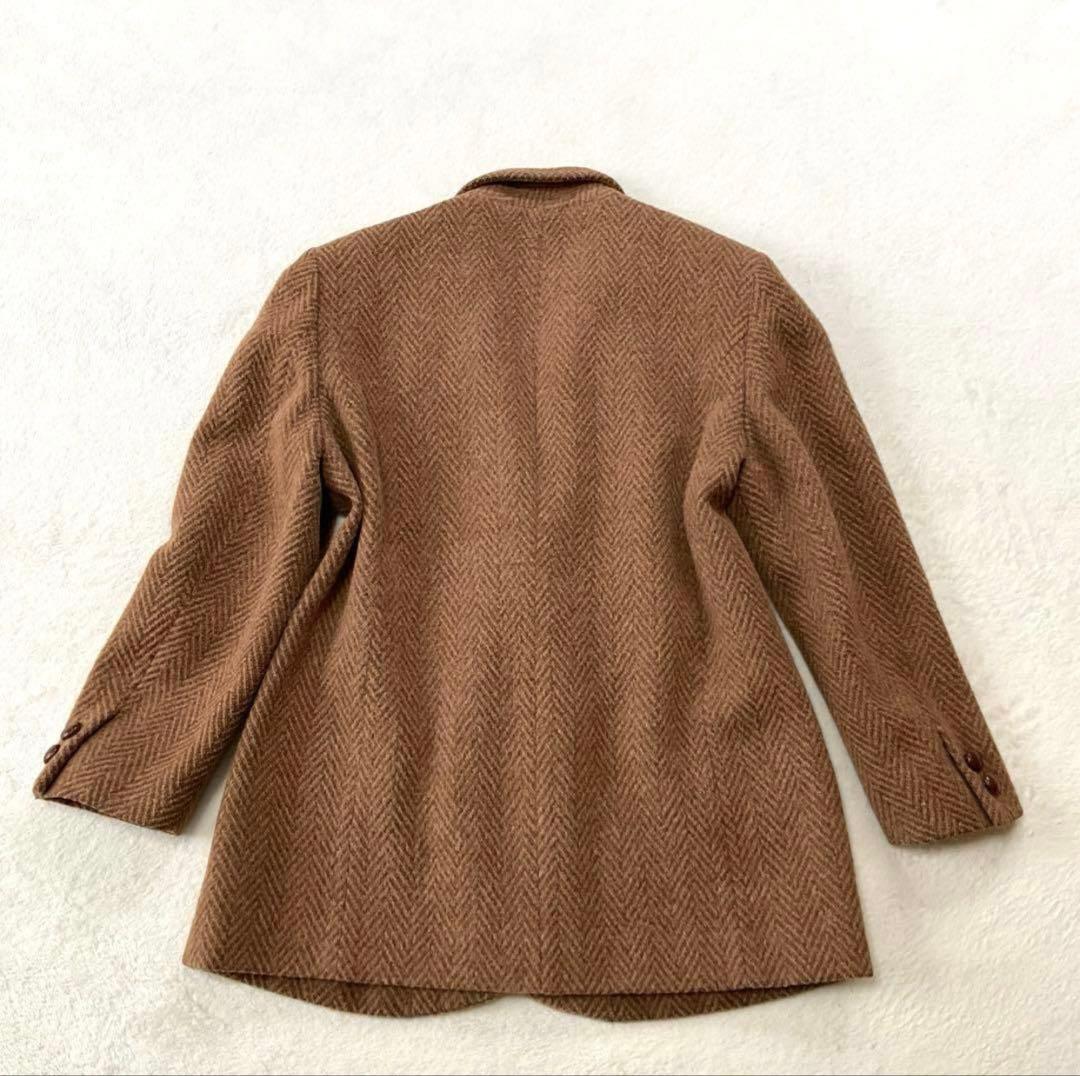 ユ*ス様 【美品】バーバリー テーラードジャケット ヘリンボーン クルミボタン