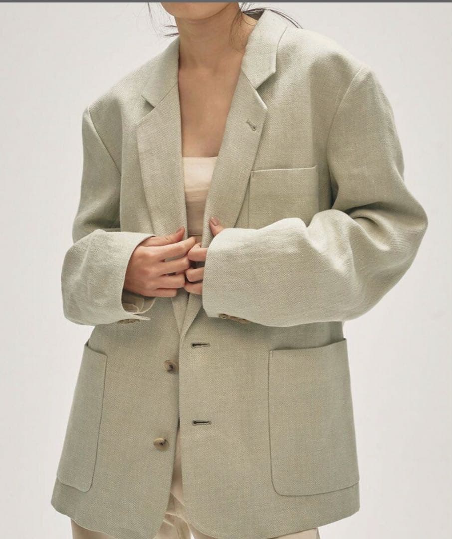 ジャケット・アウター TODAYFUL Boyfriend Linen Jacket 38