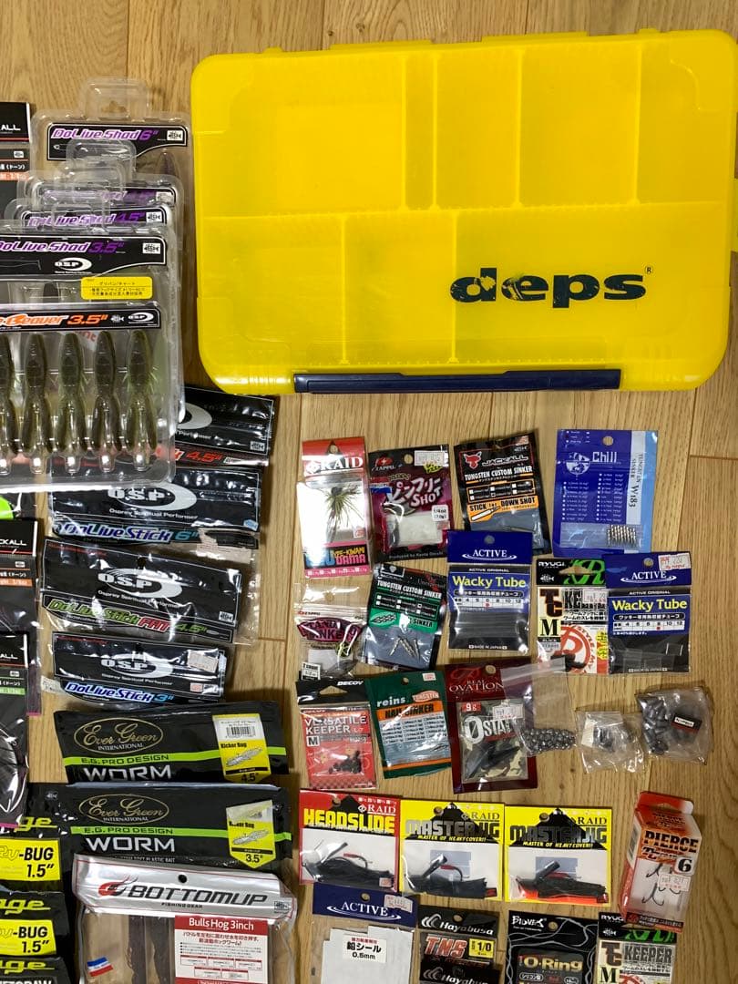 バス釣り引退セット全172点(ルアーワーム136点)