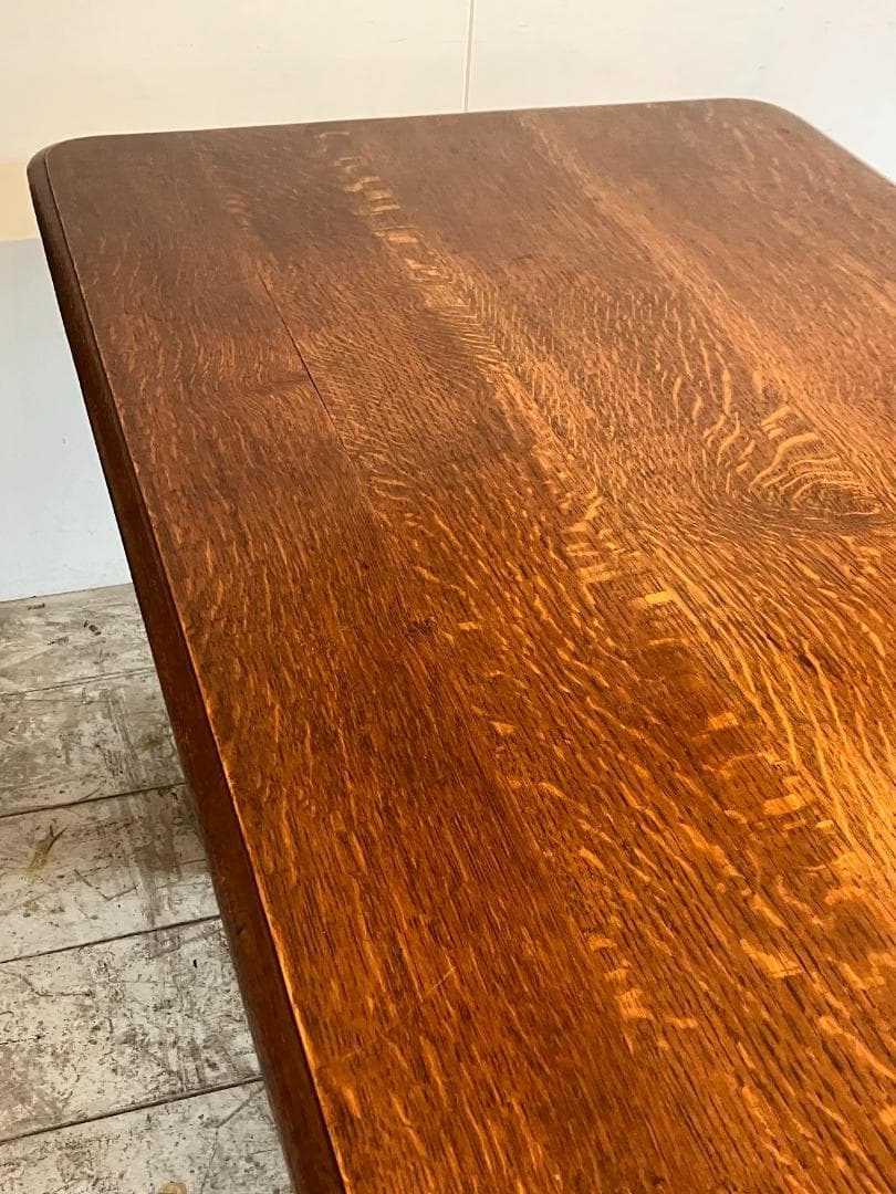 ◆ちい◆英国アンティーク　ダイニングテーブル　リフェクトリーテーブル