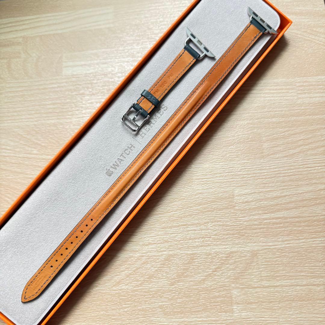 2505 Apple Watch エルメス　ヴェールルソー　グリーン　二重