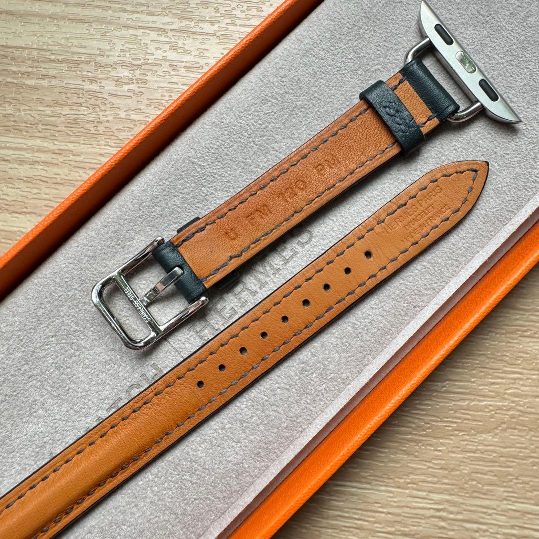 2505 Apple Watch エルメス　ヴェールルソー　グリーン　二重