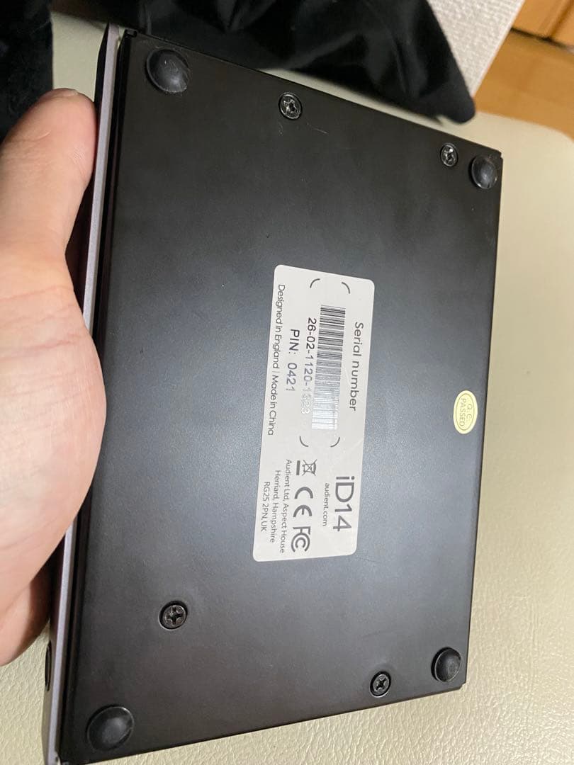 オーディオインターフェース AUDIENT iD14mk2 美品　動作未確認