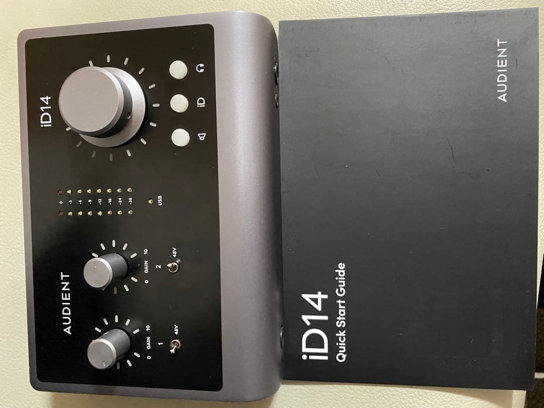 オーディオインターフェース AUDIENT iD14mk2 美品　動作未確認