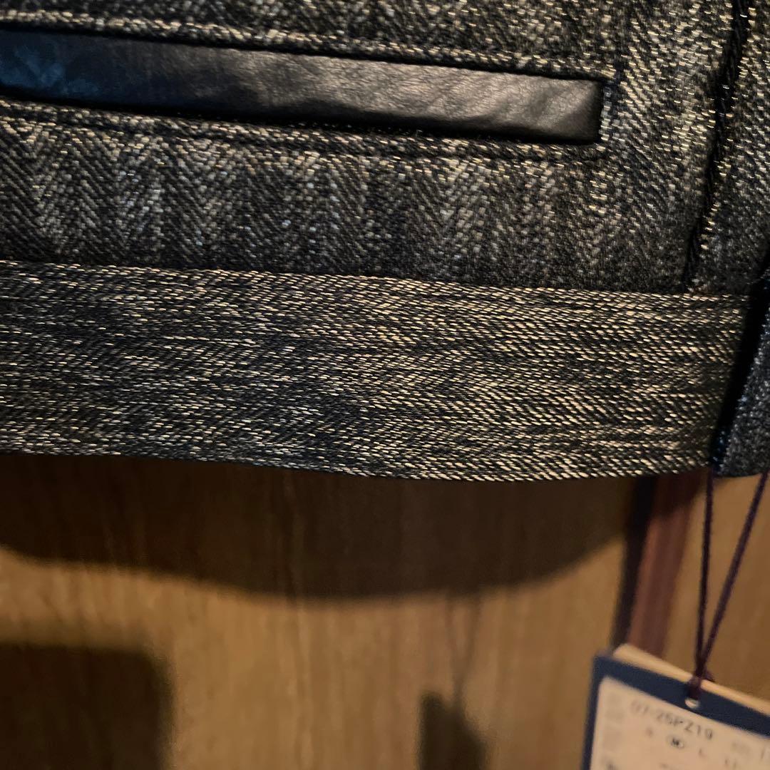 新品未使用　コムサメン　セットアップ上下スーツM 茶系ゴールド