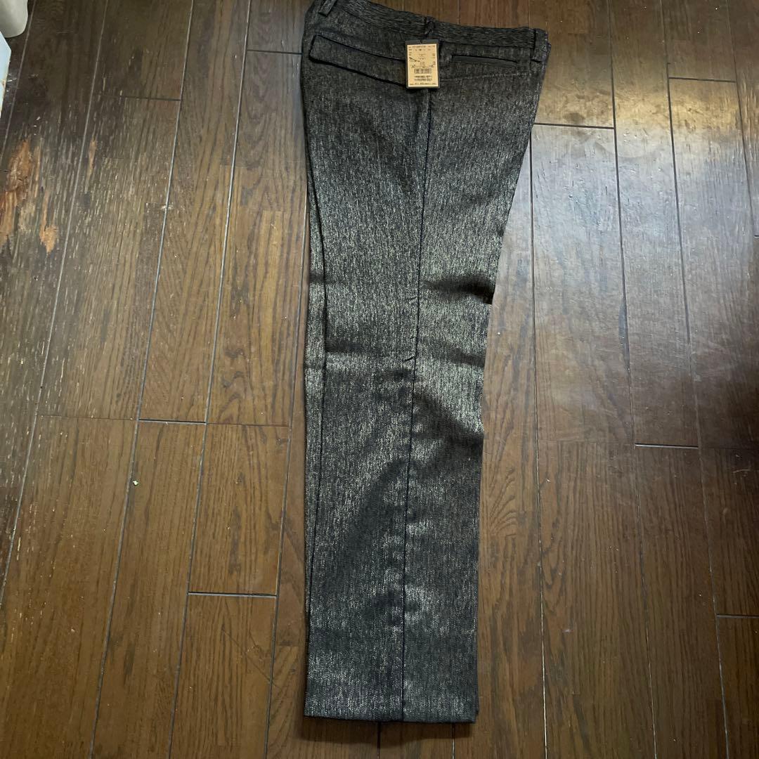 新品未使用　コムサメン　セットアップ上下スーツM 茶系ゴールド