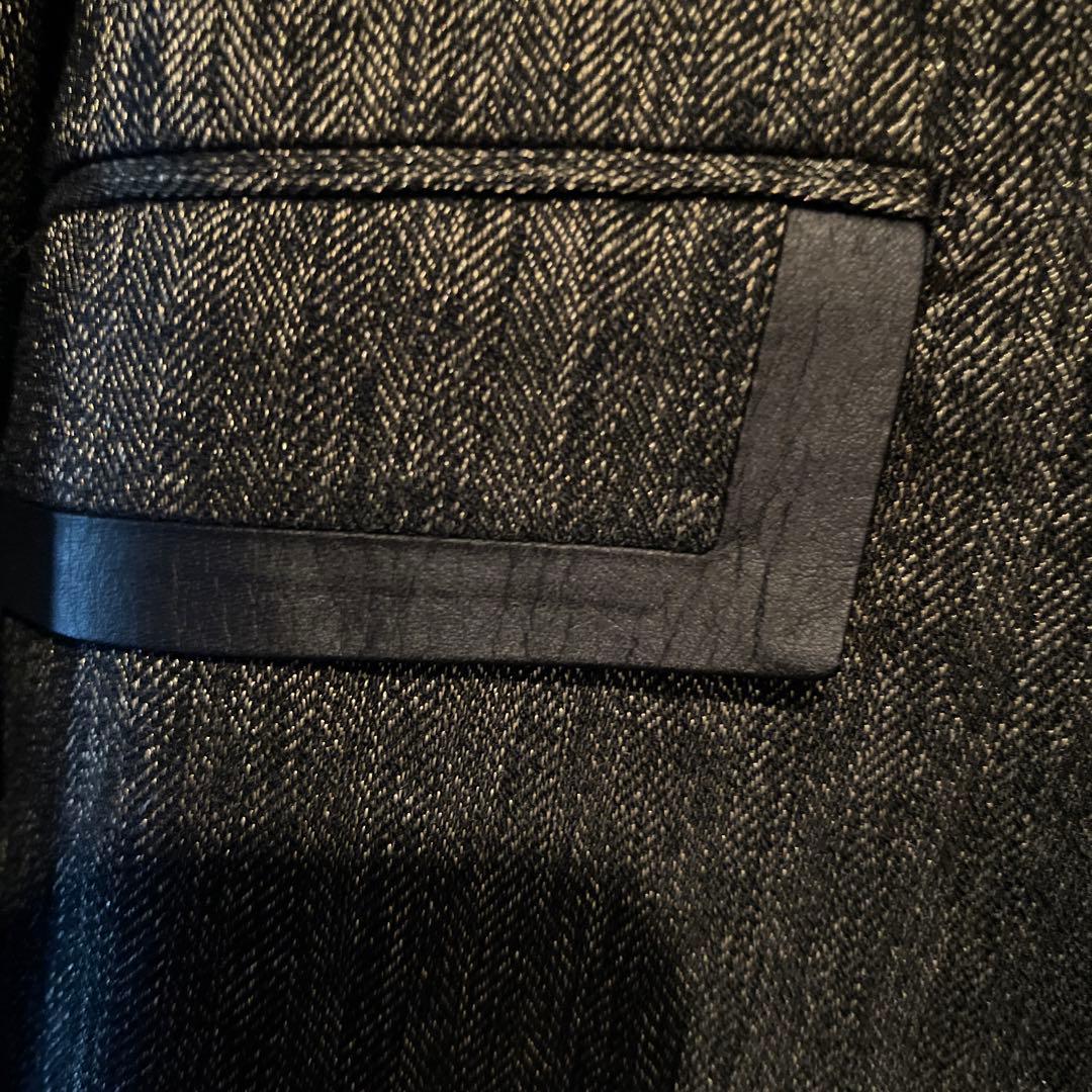 新品未使用　コムサメン　セットアップ上下スーツM 茶系ゴールド