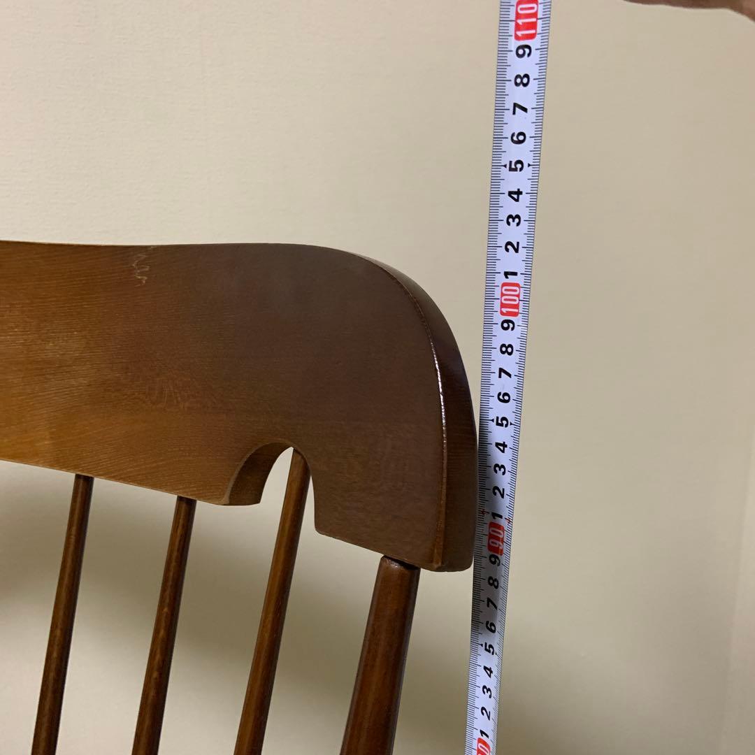 木製ロッキングチェア ブラウン