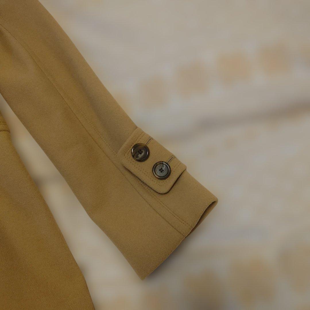 《最終値下げ》バーバリーブルーレーベル フォックスファー付ロングコート キャメル