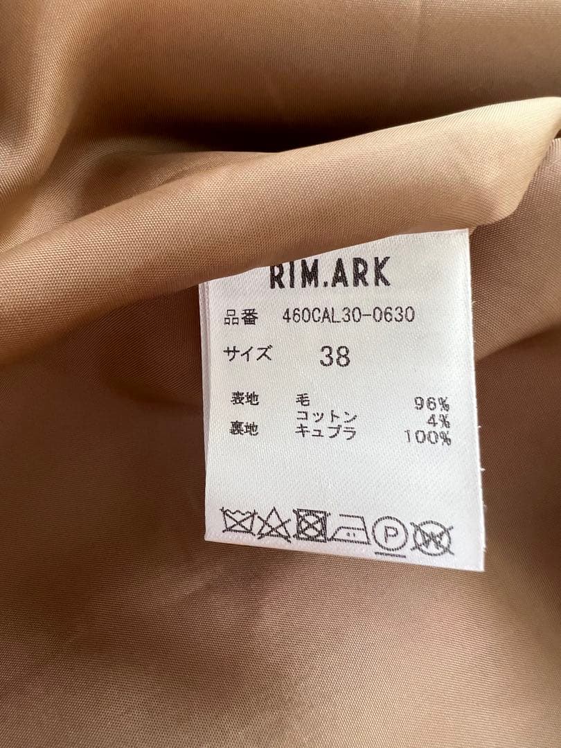 tama RIM.ARK キャメル チェスターコート