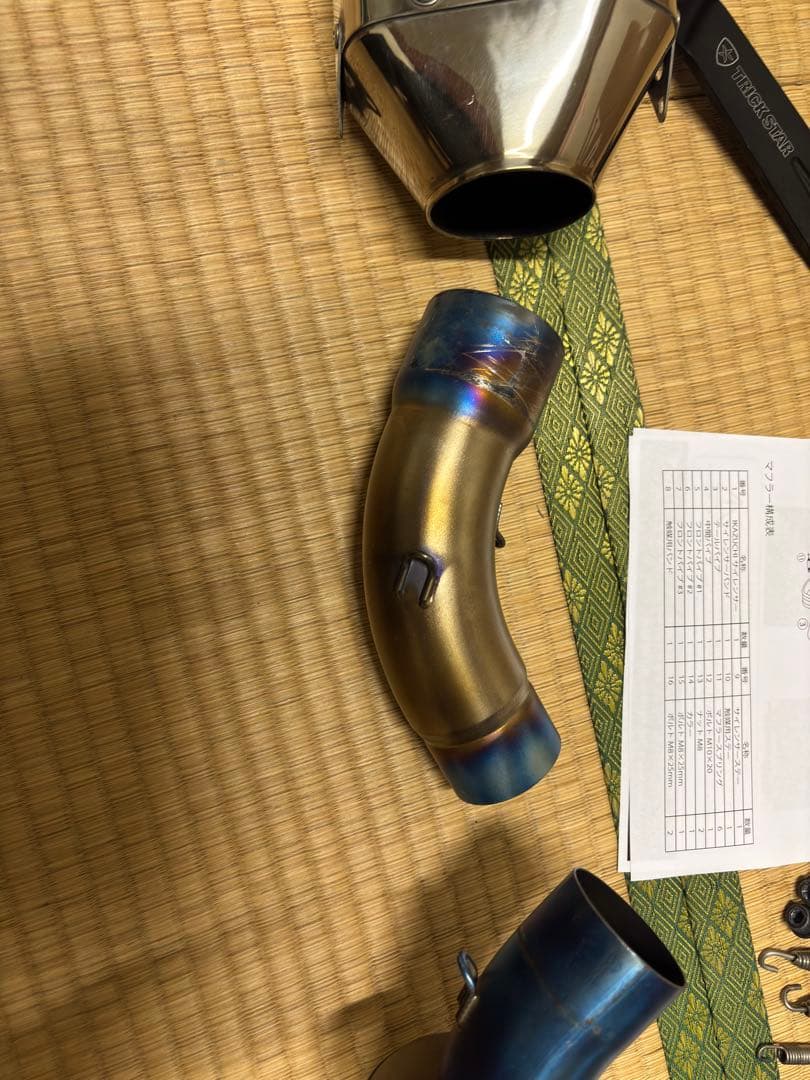 c101　ヤマハ　mt09 トリックスター　マフラー