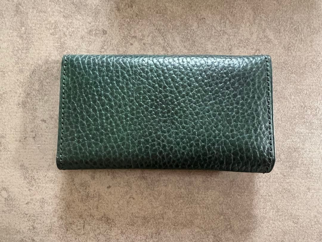 【Burberry 】グリーン レザー キーケース　新品未使用