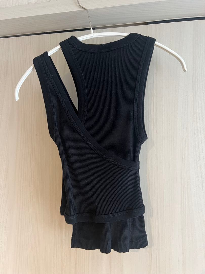 HYKE DOUBLE SHOULDER TANK TOP タンクトップ