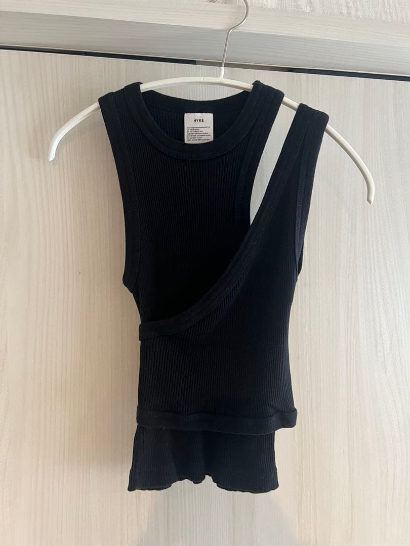HYKE DOUBLE SHOULDER TANK TOP タンクトップ