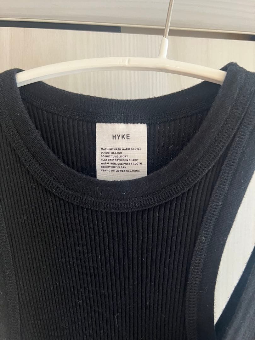 HYKE DOUBLE SHOULDER TANK TOP タンクトップ