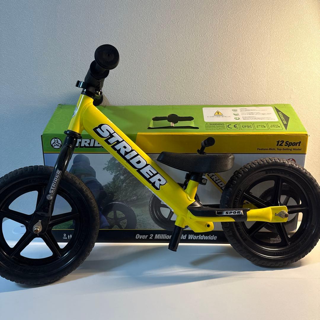 【箱つき！】ストライダー スポーツモデル 12インチ イエロー（STRIDER）