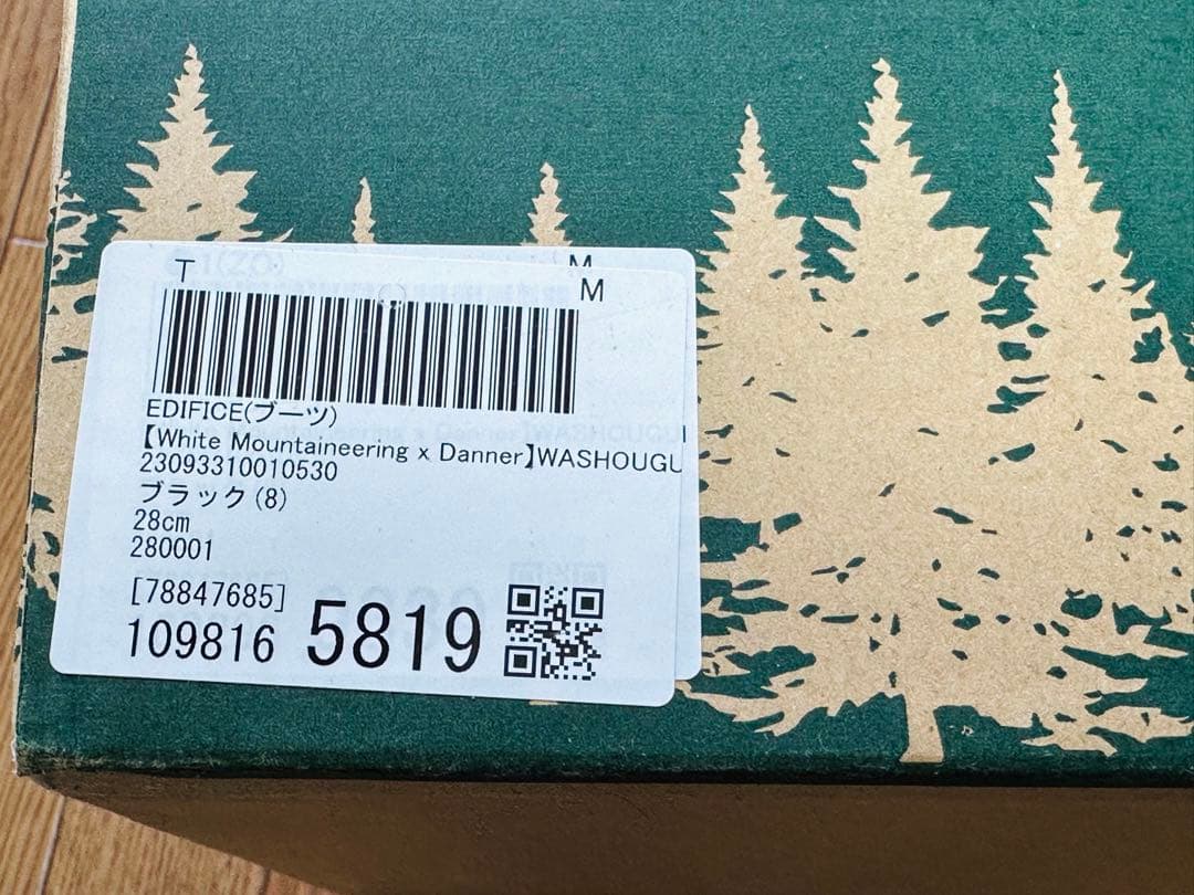 完売新品Dannerホワイトマウンテニアリング×ダナー8ホールブーツ28US10