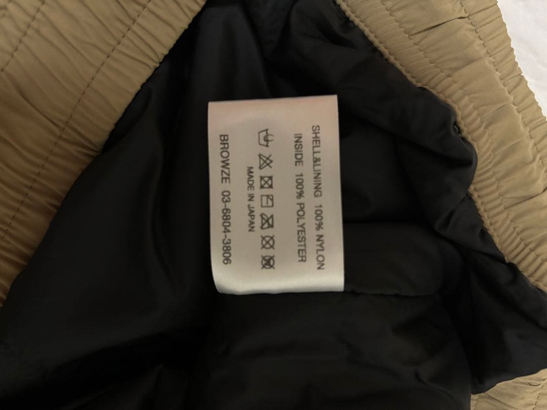 エンノイ ENNOY NYLON PADDED PANTS