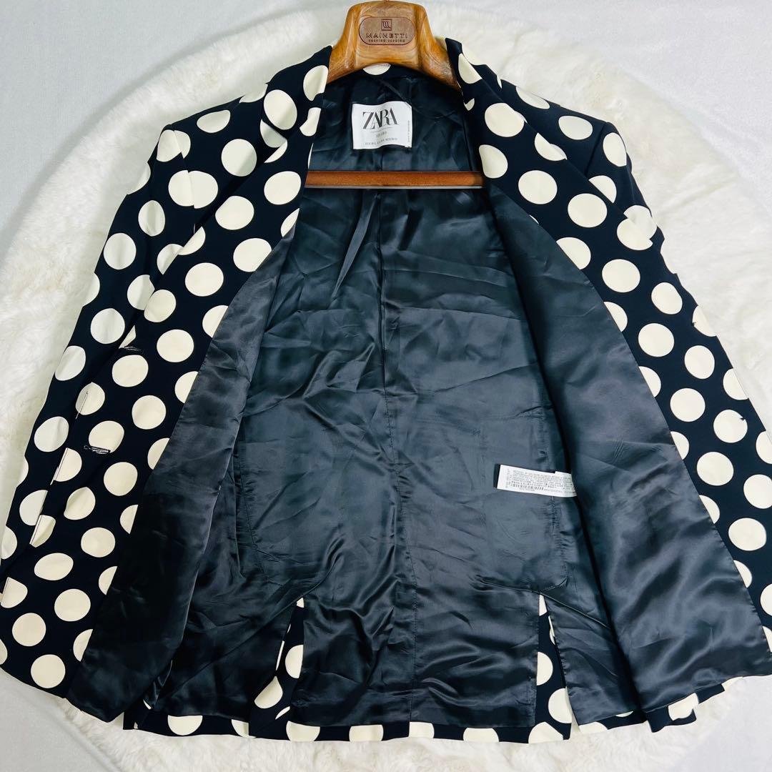 【新品】ZARA ザラ ドット柄 ジャケット 水玉