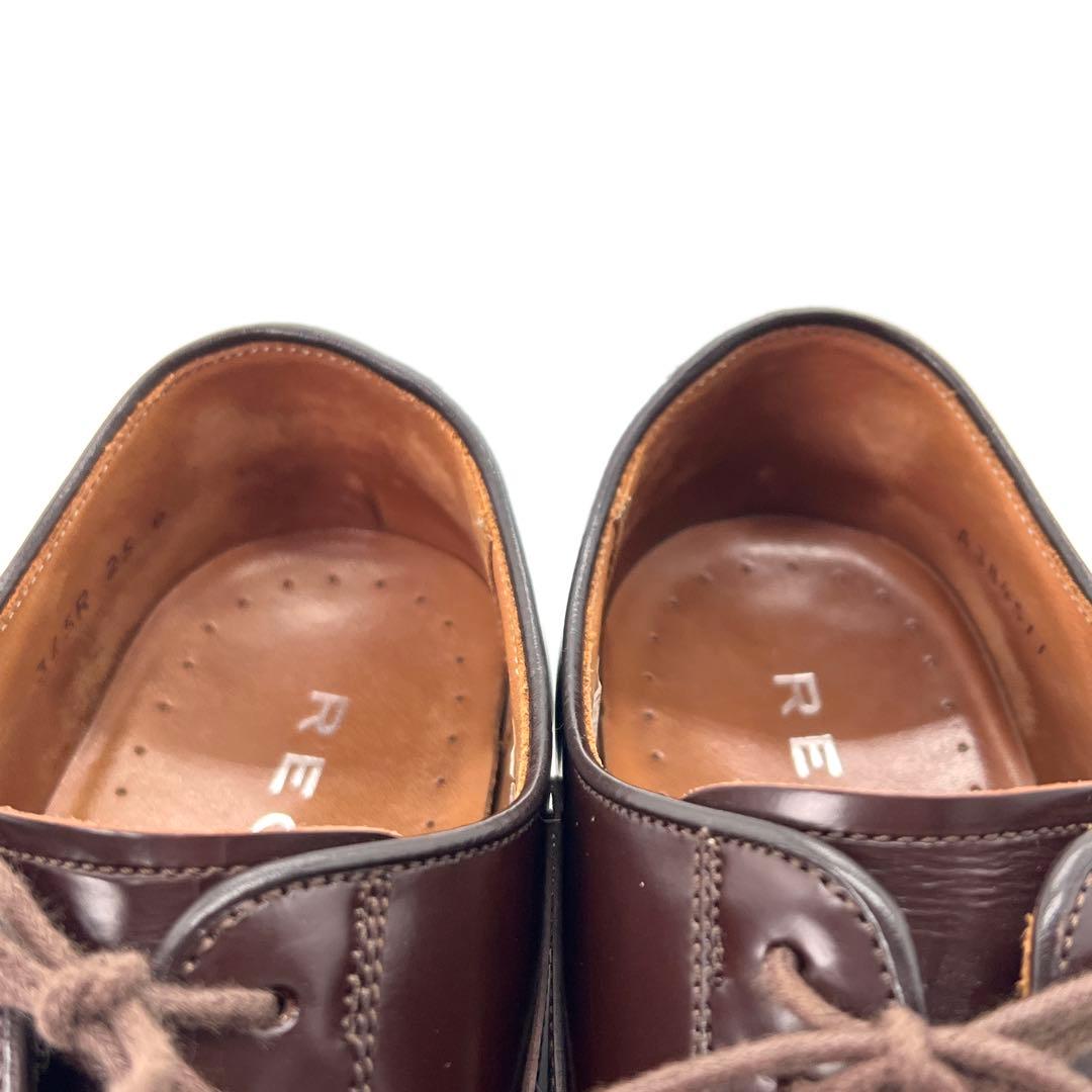 【美品】リーガル 315R ストレートチップ 25EE ダークブラウン