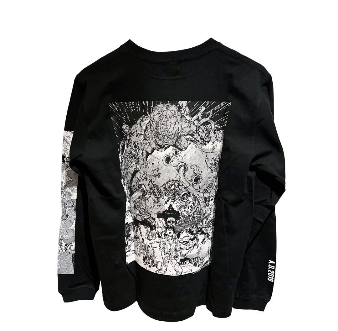 新品 AKIRA art of wall ロングスリーブTシャツ M