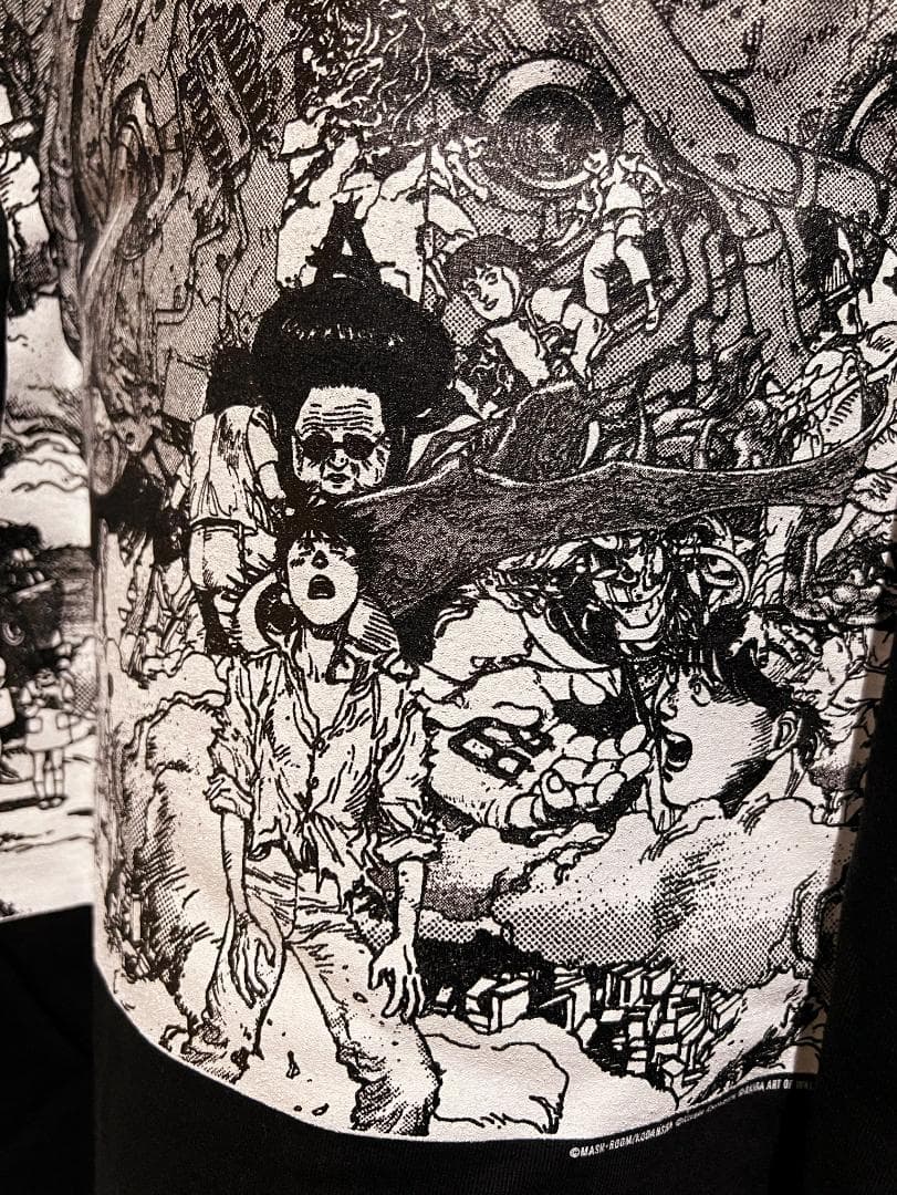 新品 AKIRA art of wall ロングスリーブTシャツ M