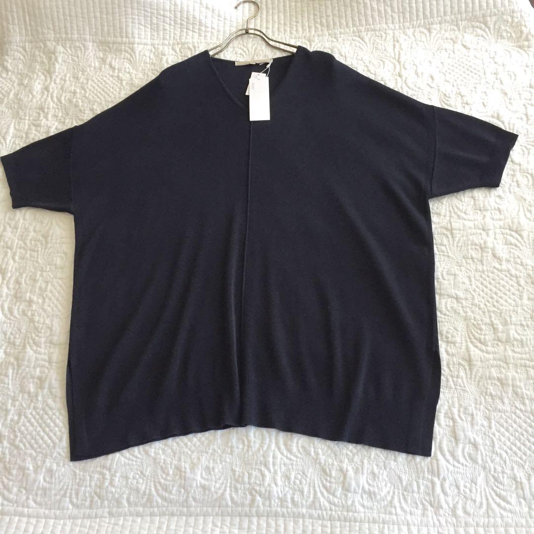 《未使用》自由区 大きいサイズ ニットチュニック