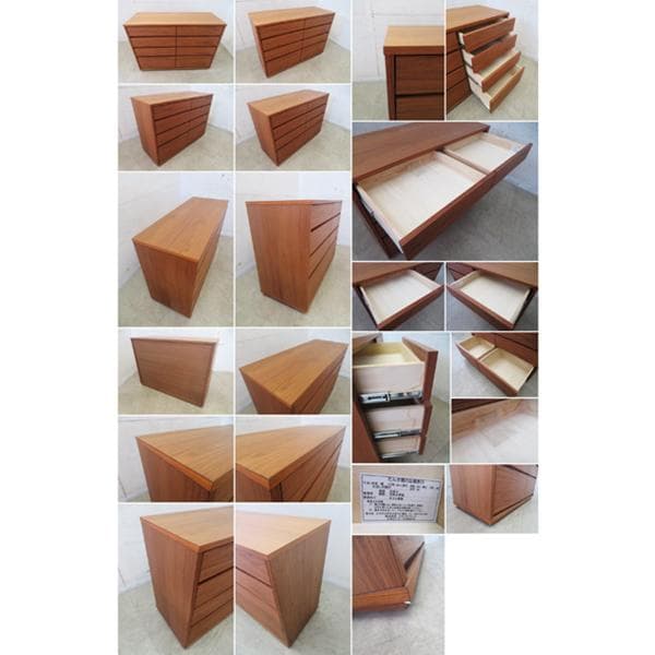 展示品■アクタス■スタジオアルファ■ウォールナット■2列4段■ワイドチェスト■