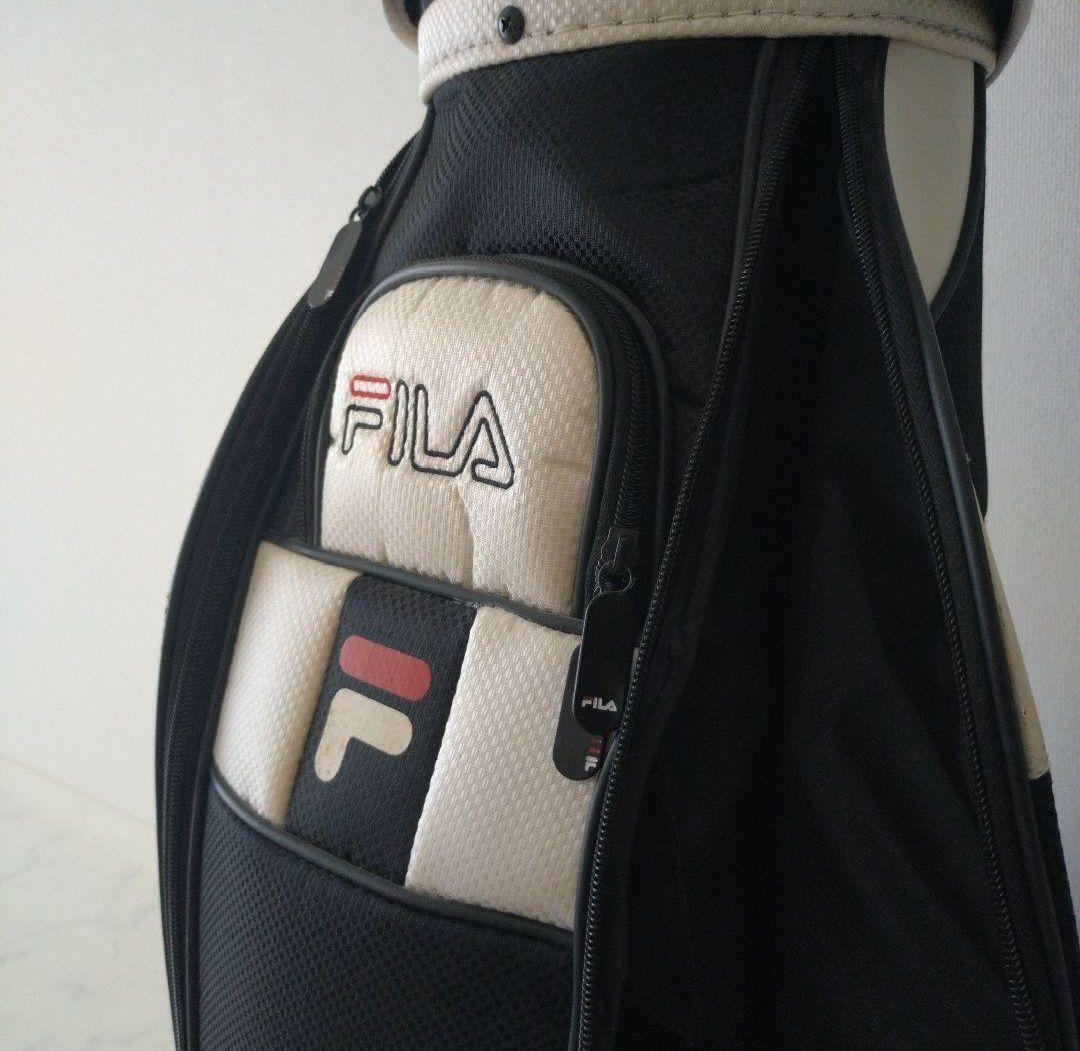 FILA キャディバッグ クラブ3本 パター1本付き バックのみも可