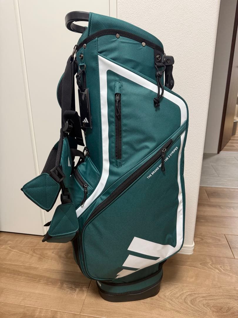 新品未使用adidas アディダス スリーストライプス スタンド式キャディバッグ