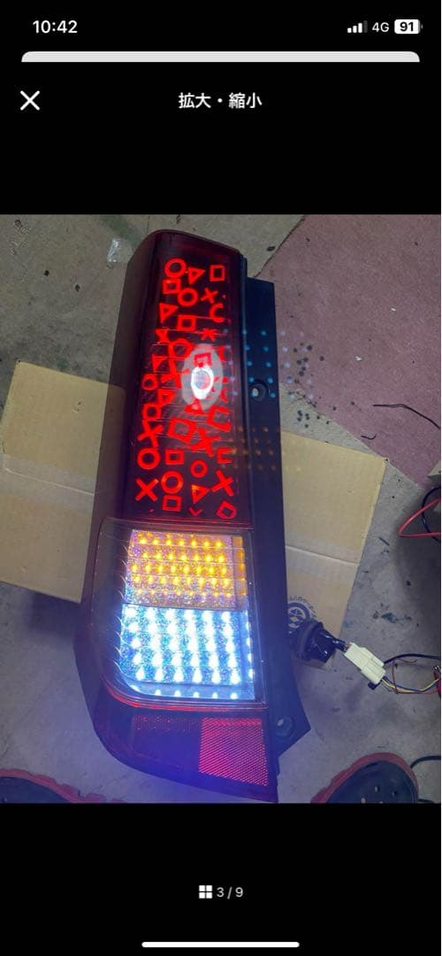 LEDテールライト ワゴンr mh23s