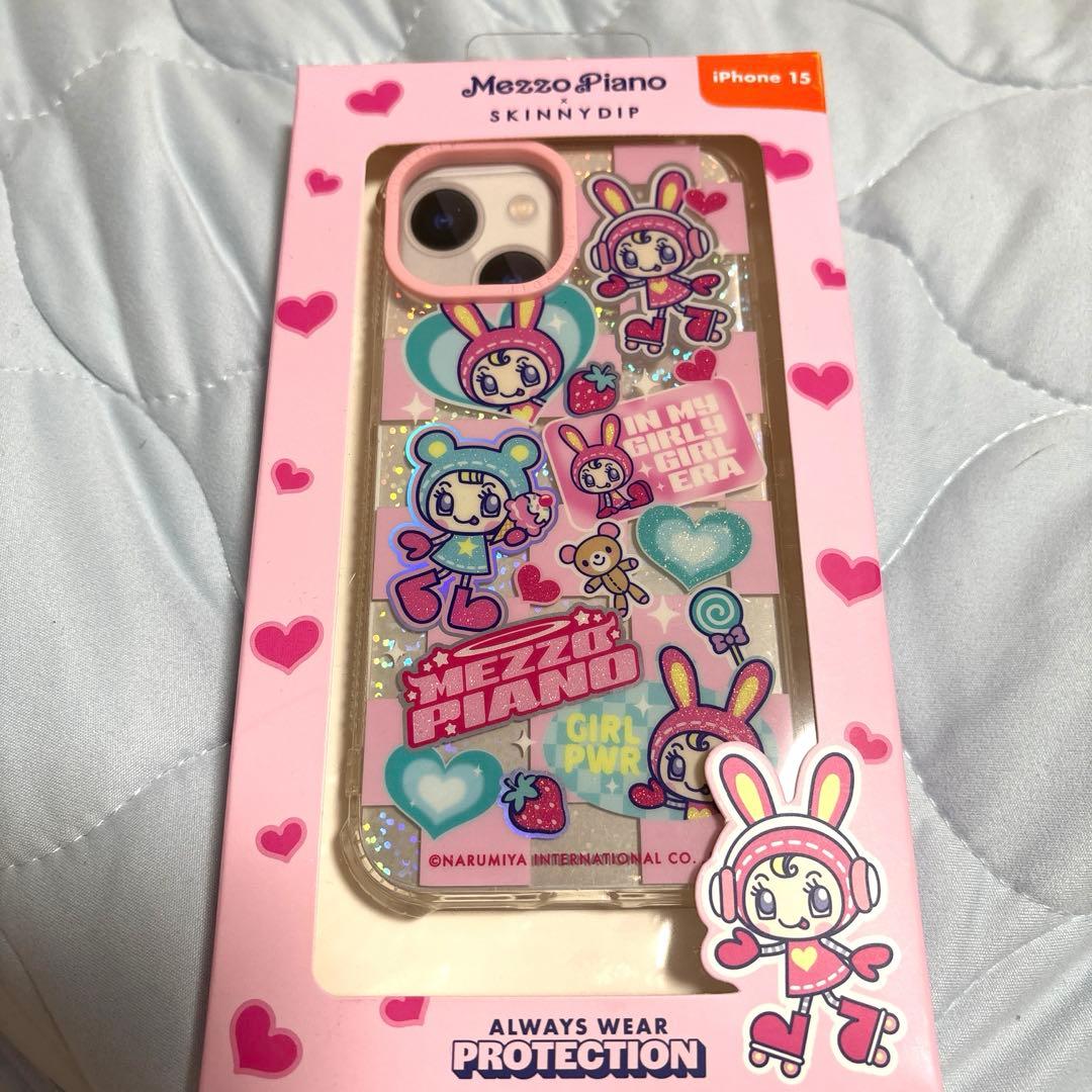 メゾピアノ スキニーディップ SKINNYDIP iPhone15ケース