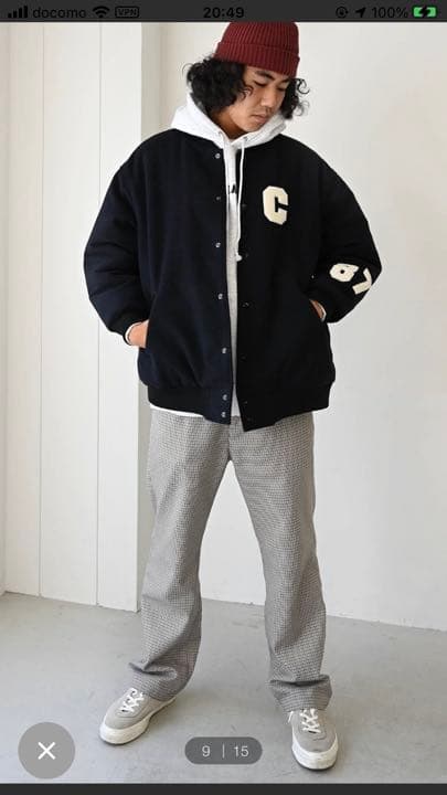 ⭐︎ YA-YA(ヤヤ) ’Whale’メルトンスタジャン⭐︎canaljean⭐︎