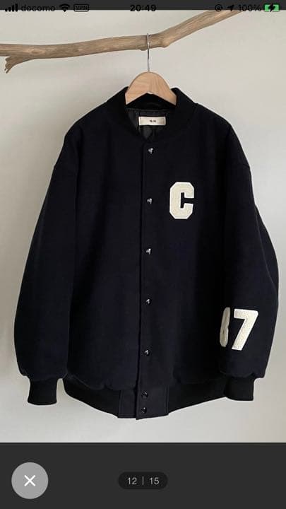 ⭐︎ YA-YA(ヤヤ) ’Whale’メルトンスタジャン⭐︎canaljean⭐︎